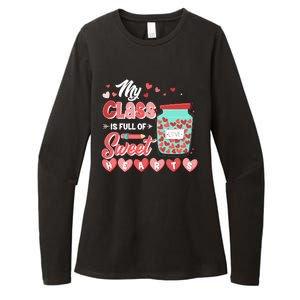 Cute Valentines Day My Class Is Full Of Sweet Hearts Womens CVC Long Sleeve Shirt