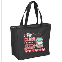 Cute Valentines Day My Class Is Full Of Sweet Hearts Zip Tote Bag