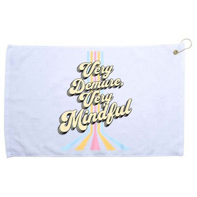 Cute Very Demure Very Mindful Trend Demure & Mindful Women Grommeted Golf Towel