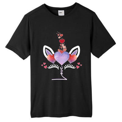 Cute Valentines Day Unicorn Tee Says Love Cool Gift Tall Fusion ChromaSoft Performance T-Shirt