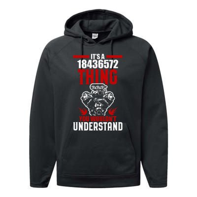 Chev V8 Engine 18436572 Firing Order Performance Fleece Hoodie