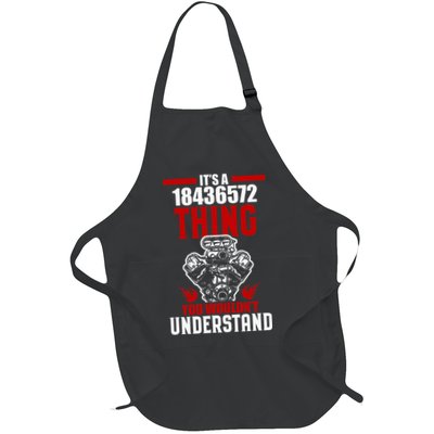 Chev V8 Engine 18436572 Firing Order Full-Length Apron With Pockets