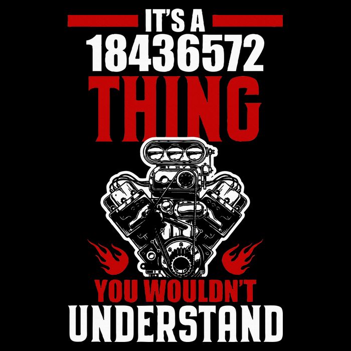 Chev V8 Engine 18436572 Firing Order T-Shirt