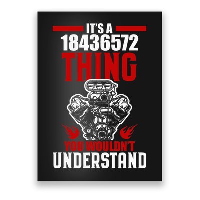 Chev V8 Engine 18436572 Firing Order Poster