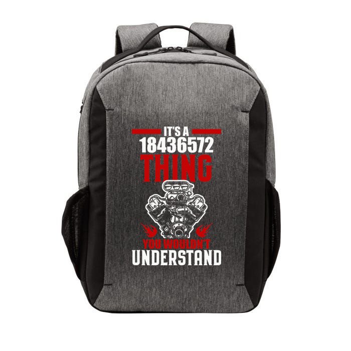 Chev V8 Engine 18436572 Firing Order Vector Backpack