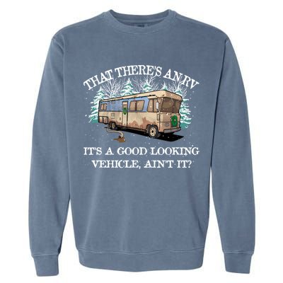 Christmas Vacation Eddie's Rv Garment-Dyed Sweatshirt