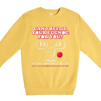 Christmas Vacation Eggnog Premium Crewneck Sweatshirt