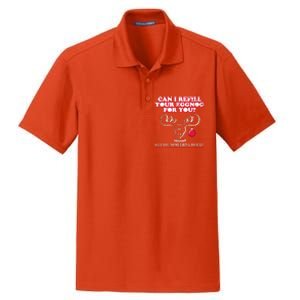 Christmas Vacation Eggnog Dry Zone Grid Polo