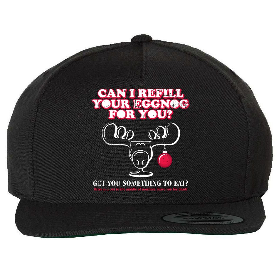 Christmas Vacation Eggnog Wool Snapback Cap