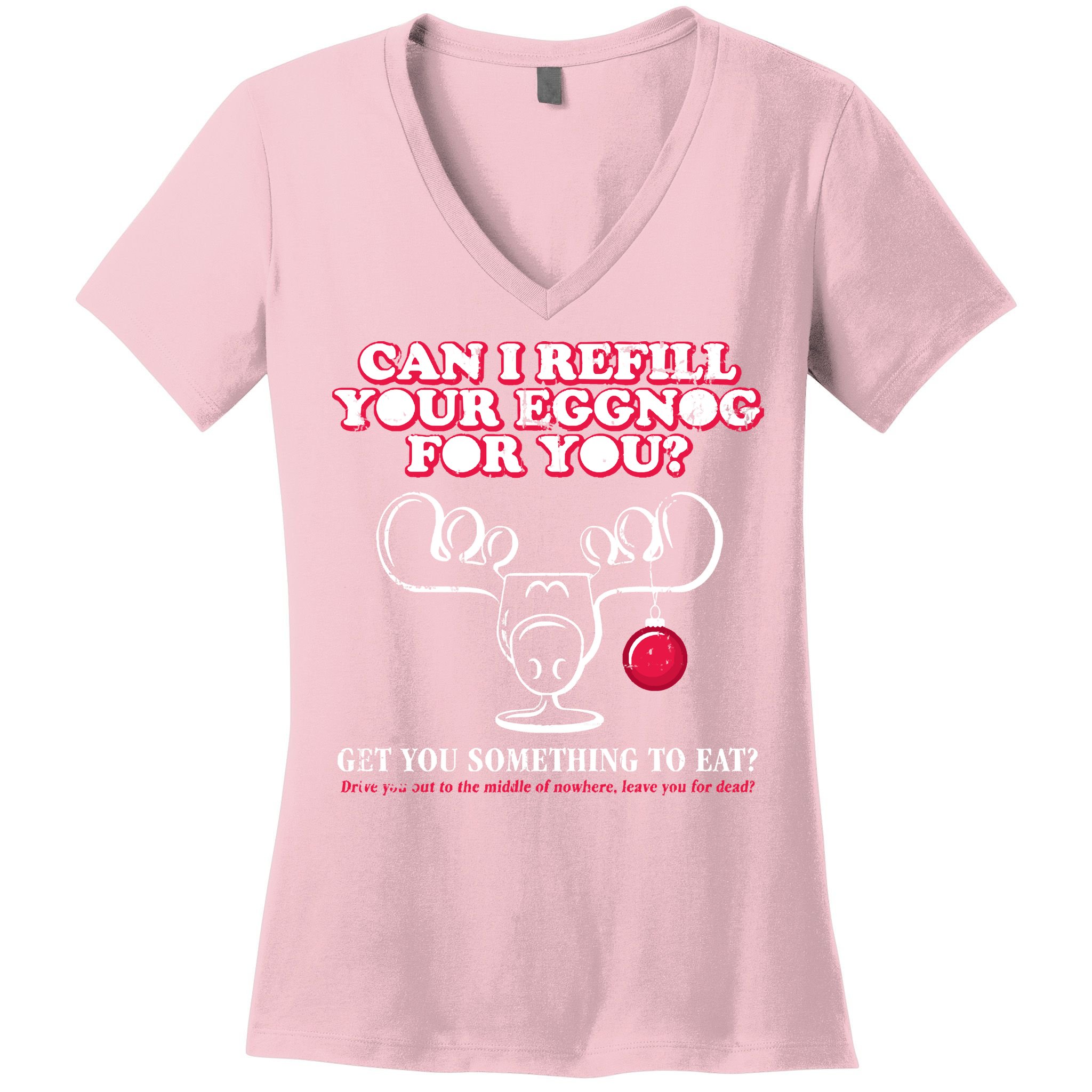 Christmas Vacation Eggnog Women's V-Neck T-Shirt