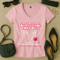 Christmas Vacation Eggnog Women's V-Neck T-Shirt