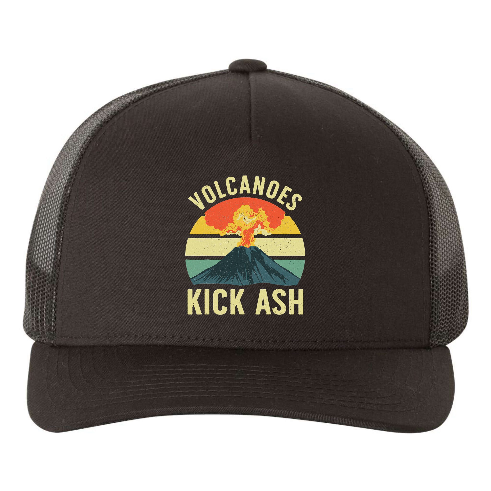 Cool Volcano For Men Women Kids Volcanic Ash Volcano Lover Yupoong Adult 5-Panel Trucker Hat