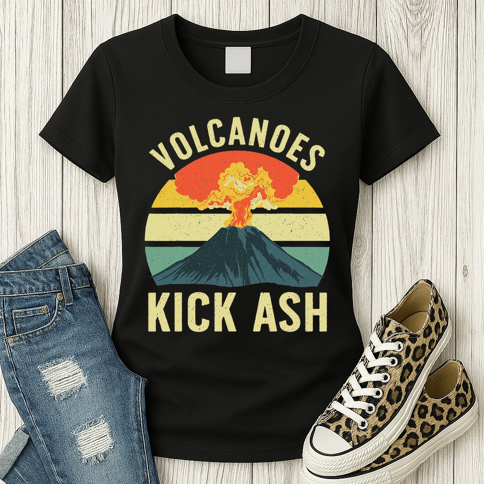 Cool Volcano For Men Women Kids Volcanic Ash Volcano Lover Womens T-Shirt