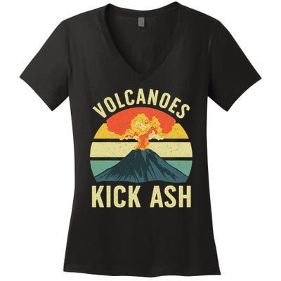 Cool Volcano For Men Women Kids Volcanic Ash Volcano Lover Women's V-Neck T-Shirt