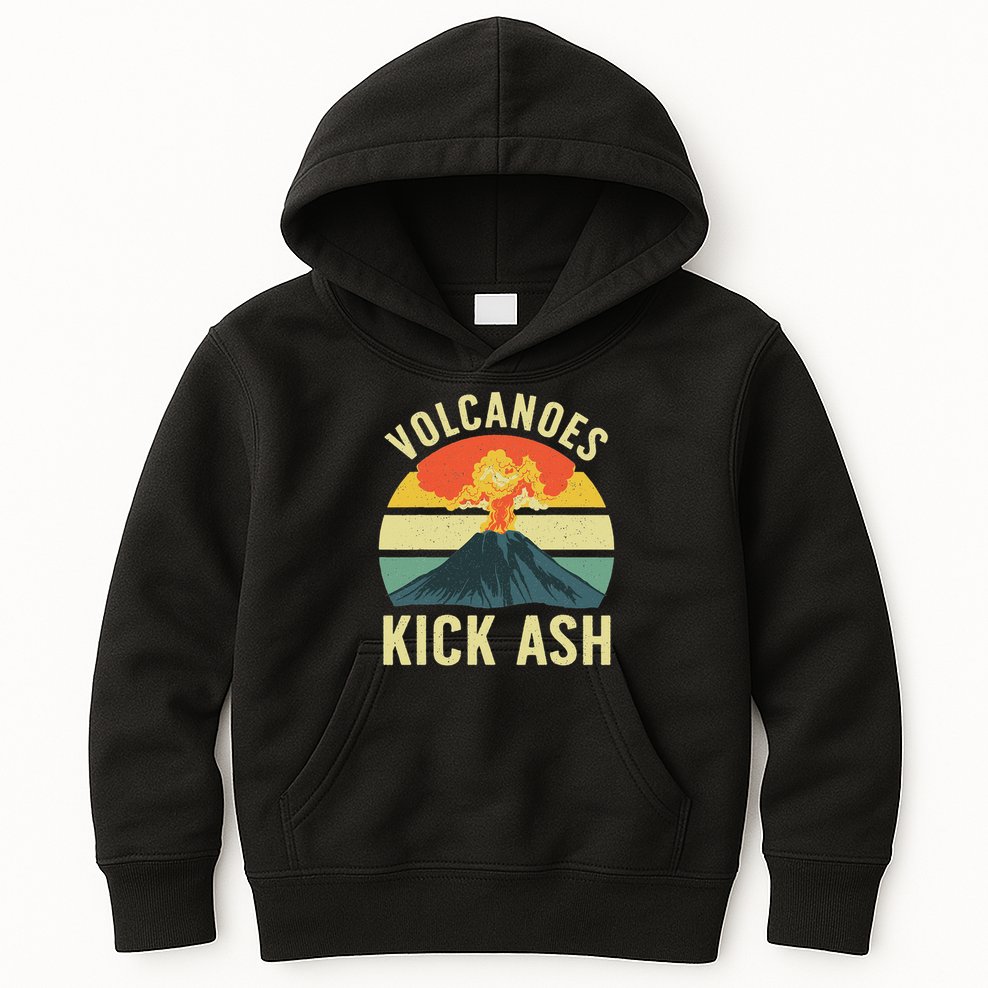Cool Volcano For Men Women Kids Volcanic Ash Volcano Lover Kids Hoodie