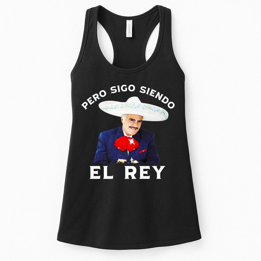 Chente Vicente Fernandez Pero Sigo Siendo El Rey Mexico Womens Tank Top