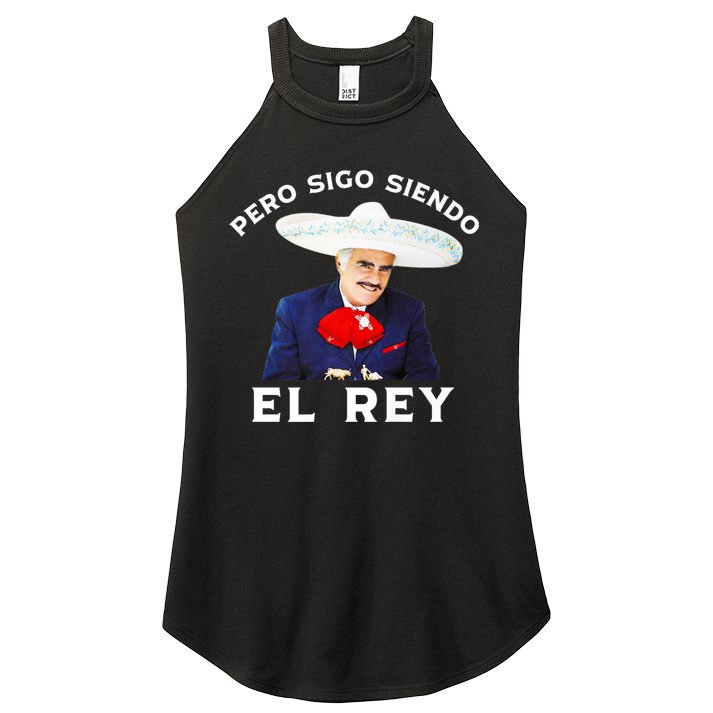 Chente Vicente Fernandez Pero Sigo Siendo El Rey Mexico Women's Perfect Tri Rocker Tank