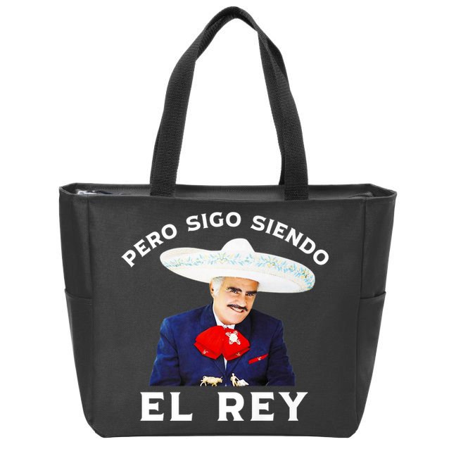 Chente Vicente Fernandez Pero Sigo Siendo El Rey Mexico Zip Tote Bag