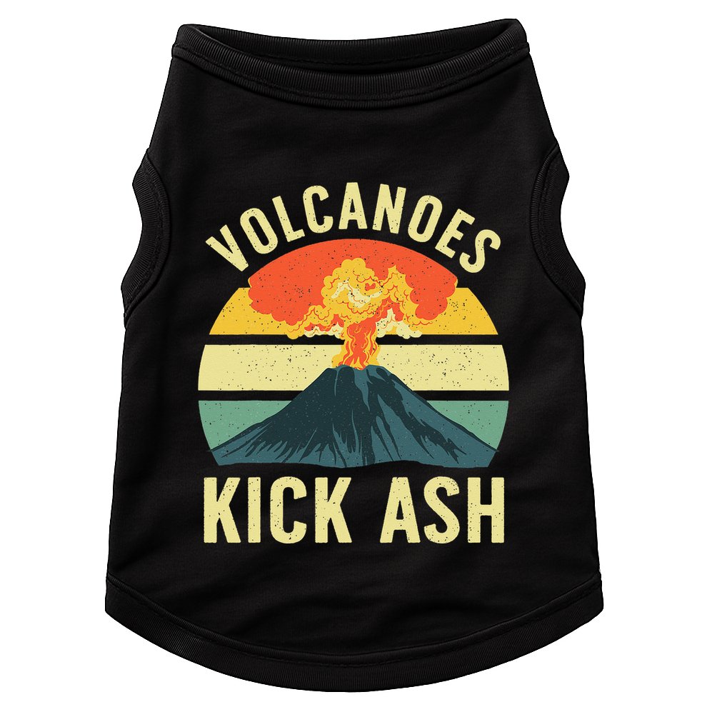 Cool Volcano For Volcanic Ash Volcano Lover Doggie Tank