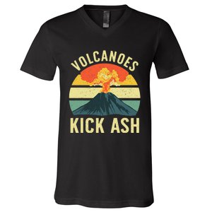 Cool Volcano For Volcanic Ash Volcano Lover V-Neck T-Shirt