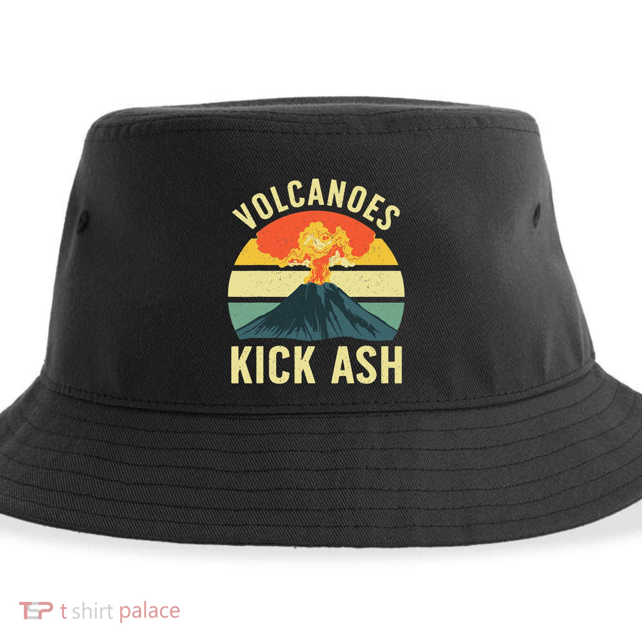 Cool Volcano For Volcanic Ash Volcano Lover Sustainable Bucket Hat