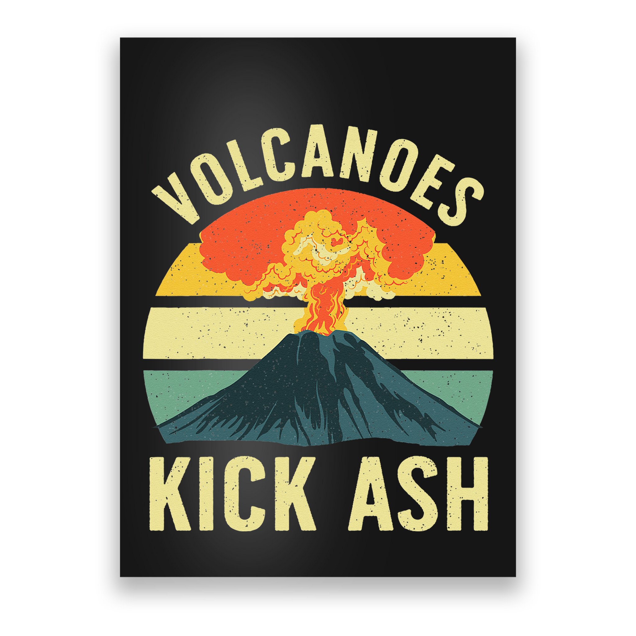 Cool Volcano For Volcanic Ash Volcano Lover Poster