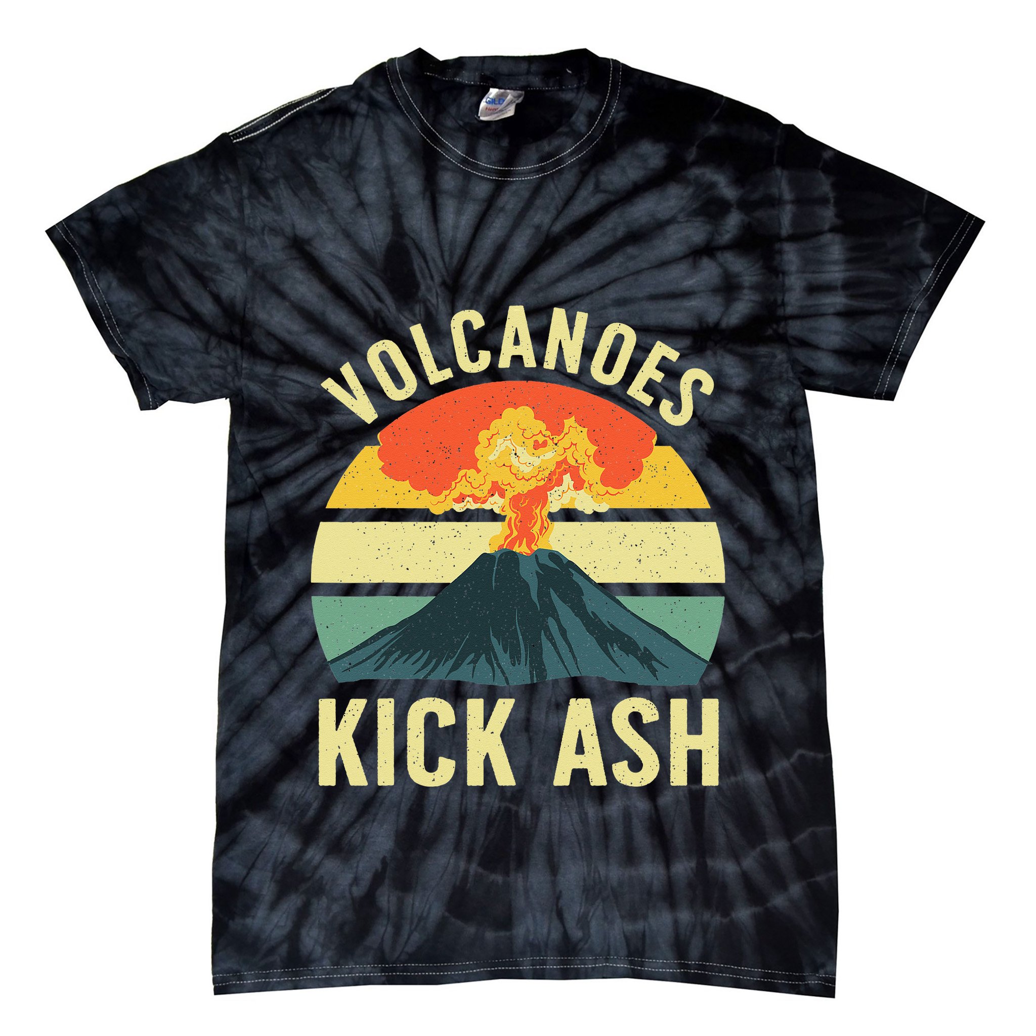 Cool Volcano For Volcanic Ash Volcano Lover Tie-Dye T-Shirt