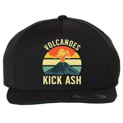 Cool Volcano For Volcanic Ash Volcano Lover Wool Snapback Cap