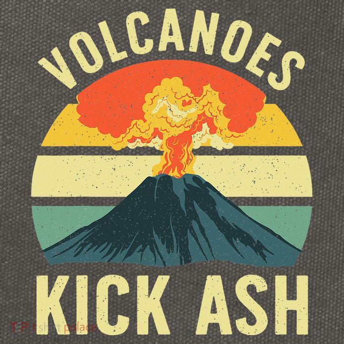 Cool Volcano For Volcanic Ash Volcano Lover Cotton Canvas Backpack