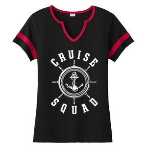 Cruising Vacation Family Trip Cruise Ship Cruise Squad Cool Gift Ladies Halftime Notch Neck Tee