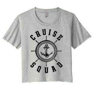 Cruising Vacation Family Trip Cruise Ship Cruise Squad Cool Gift Women's Crop Top Tee