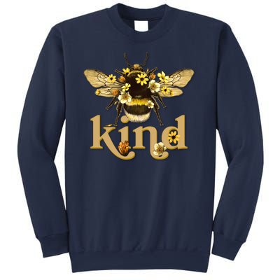 Cute Vintage Floral Bee Kind Sweatshirt