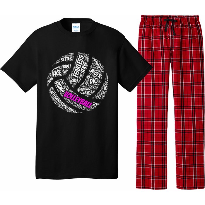 Cool Volleyball For Girls Volleyball Team Sports Pajama Set