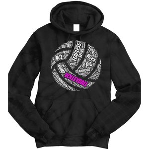 Cool Volleyball For Girls Volleyball Team Sports Tie Dye Hoodie