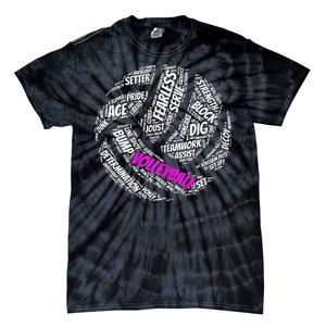 Cool Volleyball For Girls Volleyball Team Sports Tie-Dye T-Shirt