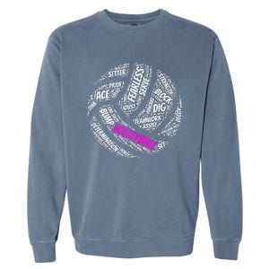 Cool Volleyball For Girls Volleyball Team Sports Garment-Dyed Sweatshirt