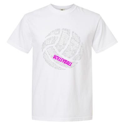 Cool Volleyball For Girls Volleyball Team Sports Garment-Dyed Heavyweight T-Shirt