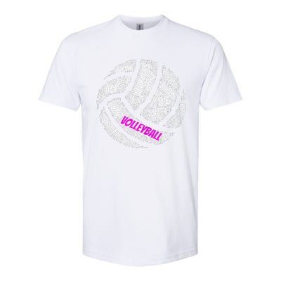 Cool Volleyball For Girls Volleyball Team Sports Softstyle CVC T-Shirt