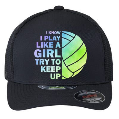 Cool Volleyball For Women Volleyball Team Sports Flexfit Unipanel Trucker Cap