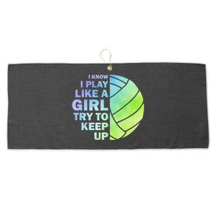 Cool Volleyball For Women Volleyball Team Sports Large Microfiber Waffle Golf Towel