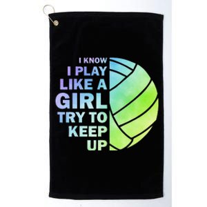 Cool Volleyball For Women Volleyball Team Sports Platinum Collection Golf Towel