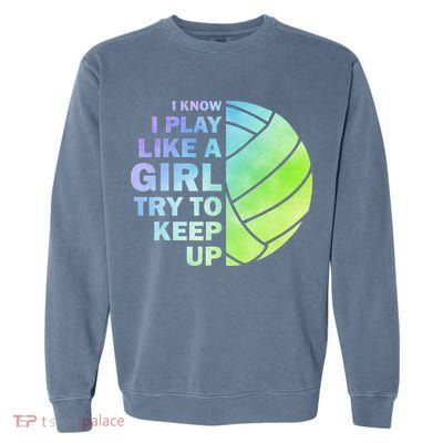 Cool Volleyball For Women Volleyball Team Sports Garment-Dyed Sweatshirt
