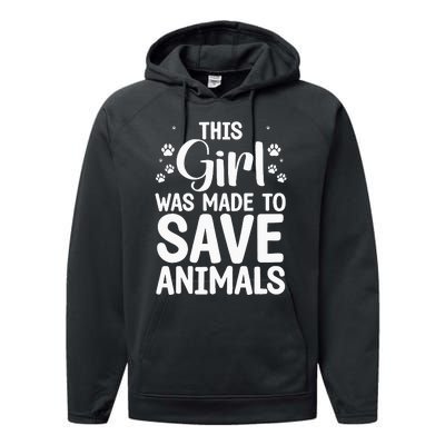 Cool Veterinarian For Save Animals Vet Tech Performance Fleece Hoodie