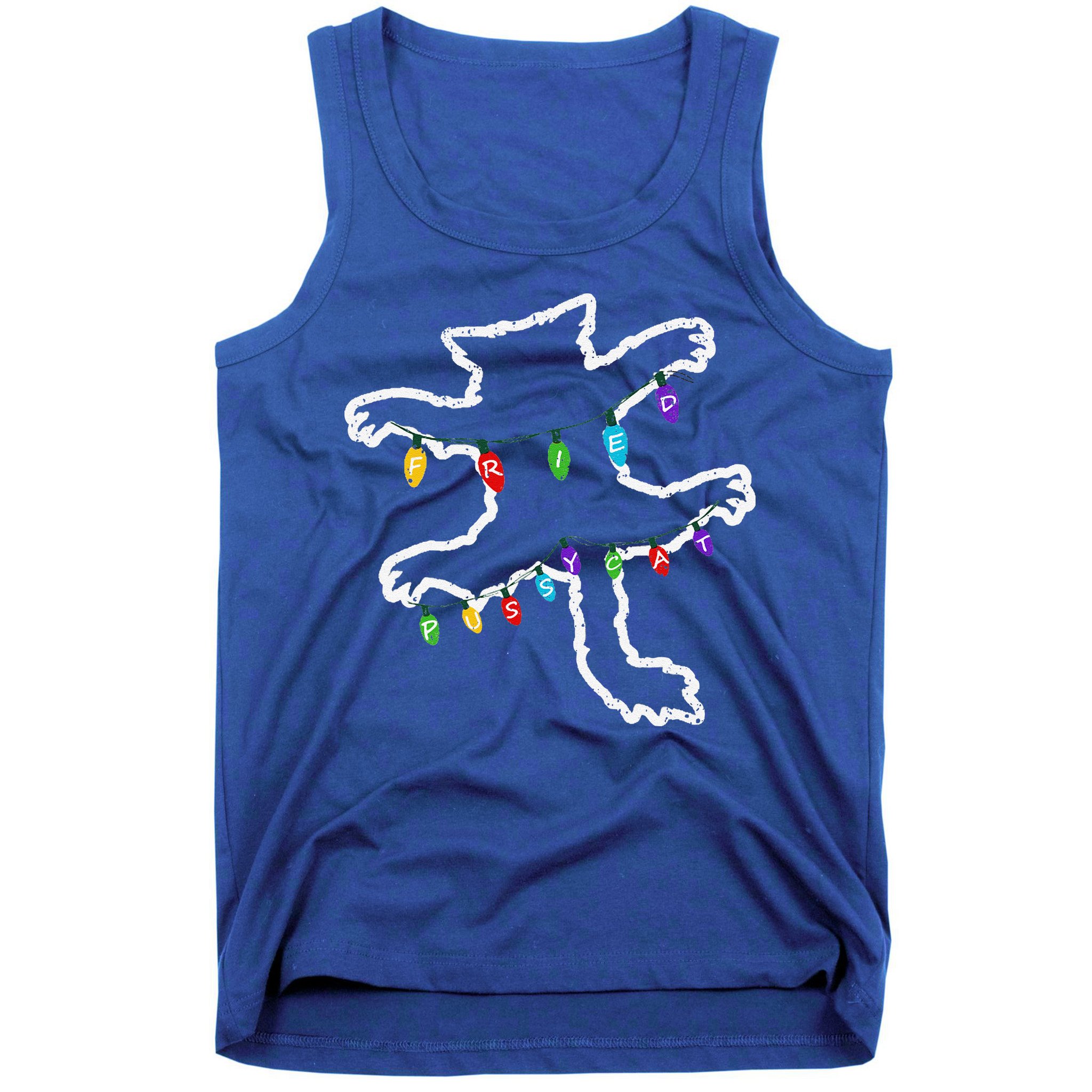 Christmas Vacation Fried Pussycat Christmas Vacation Tank Top
