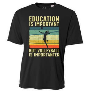 Cool Volleyball For Teen Team Player College Coach Cooling Performance Crew T-Shirt