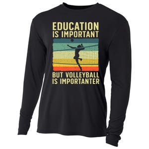 Cool Volleyball For Teen Team Player College Coach Cooling Performance Long Sleeve Crew