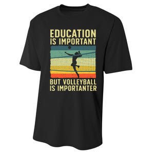 Cool Volleyball For Teen Team Player College Coach Performance Sprint T-Shirt