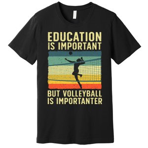 Cool Volleyball For Teen Team Player College Coach Premium T-Shirt