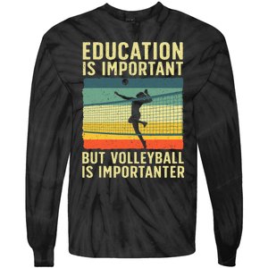 Cool Volleyball For Teen Team Player College Coach Tie-Dye Long Sleeve Shirt