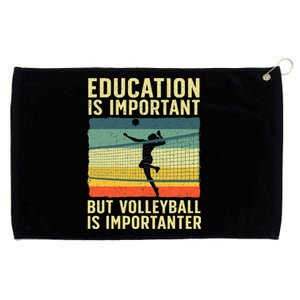 Cool Volleyball For Teen Team Player College Coach Grommeted Golf Towel